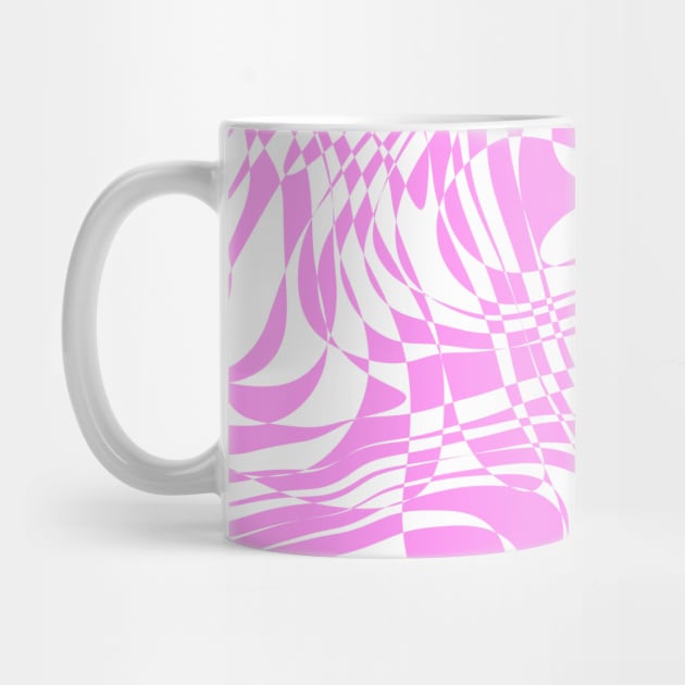 Pink Abstract Aesthetic Cute Pattern by Trippycollage